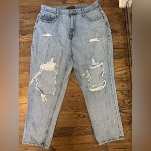 Aeropostale Light Blue Distressed Women's Jeans